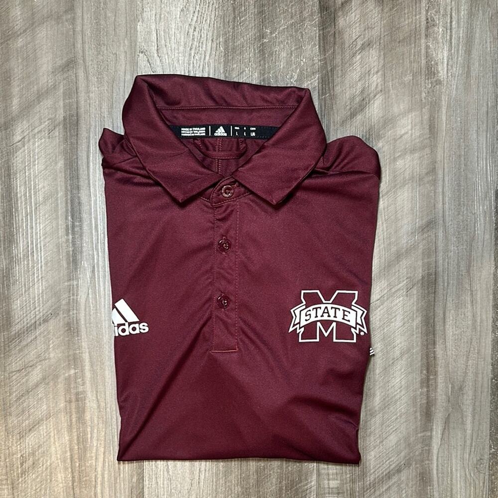 Mississippi State Bulldogs Adidas PrimeBlue Performance Polo - Large